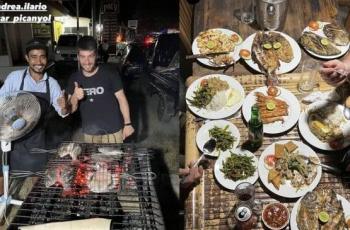 Lucu Banget, Pebalap MotoGP Alessandro Zaccone Makan Nasi Putih Lauknya Nasi Goreng