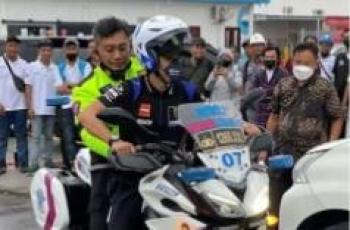 Cerita Polisi di Lombok Dibonceng Pembalap MotoGP Franco Morbidelli: Bangga Tapi Deg-degan