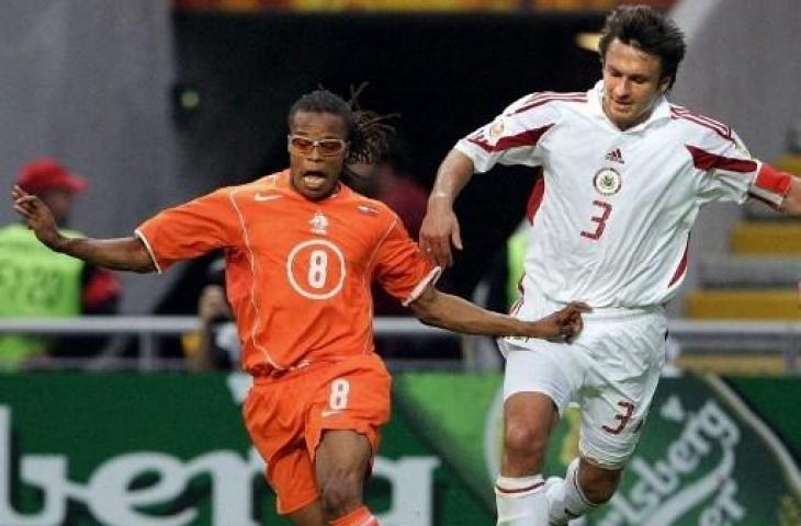 Edgar Davids saat membela Timnas Belanda. (AFP)