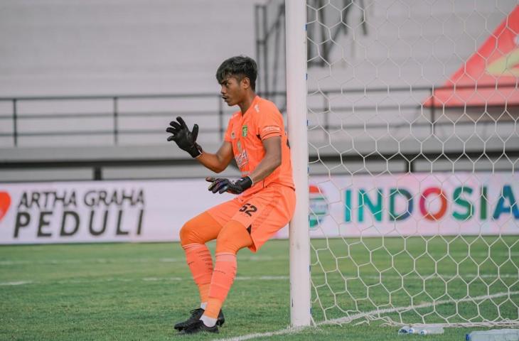 Kiper Persebaya Surabaya, Andhika Ramadhani. (Dok. Persebaya)