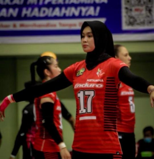 Pemain Timnas Voli Putri Indonesia, Wilda Siti Nurfadhilah Sugandi. (Instagram/wildanurfadhilahh)