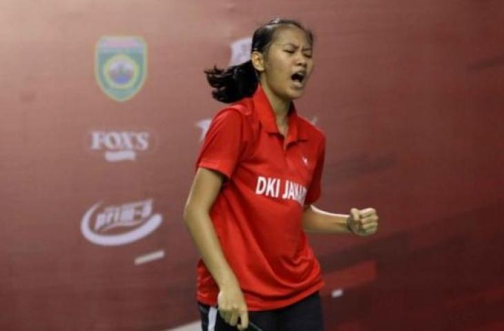 Atlet tunggal putri Indonesia, Siti Sarah Azzahra.  (PBSI)