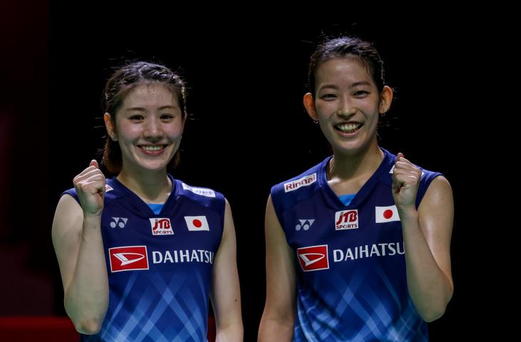 Chiharu Shida (kiri) dan partnernya Nami Matsuyama. (Dok. BWF)