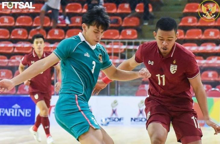 Timnas Futsal Indonesia vs Thailand di Piala AFF 2022. (Dok. FFI)