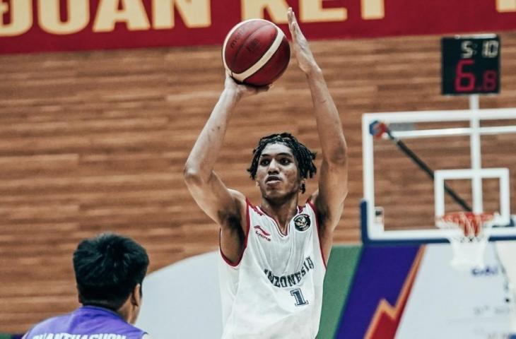 Pemain Timnas Basket Indonesia, Derrick Michael. (Dok. IBL)