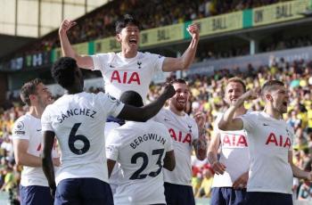 Bantai Norwich City 5-0, Tottenham Kubur Peluang Arsenal ke Liga Champions