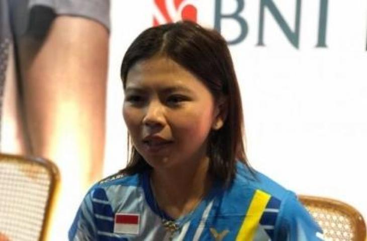 Greysia Polii akan mengumumkan pensiun sebagai atlet bulu tangkis pada ajang Indonesia Masters 2022 di Jakarta. (ANTARA/Roy Rosa Bachtiar).