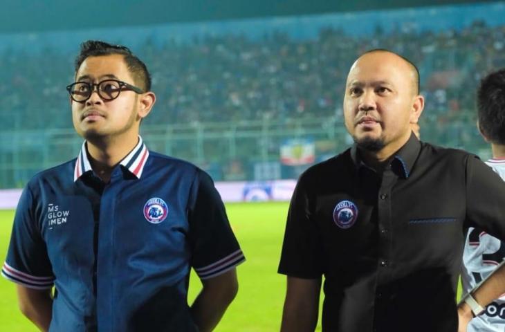 Presiden Arema FC, Gilang Widya Pramana, di Stadion Kanjuruhan, Malang. (Dok. Arema FC)