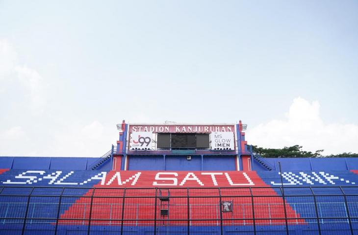 Stadion Kanjuruhan Malang usai bersolek menjelang Piala Presiden 2022. (Dok. Arema FC)