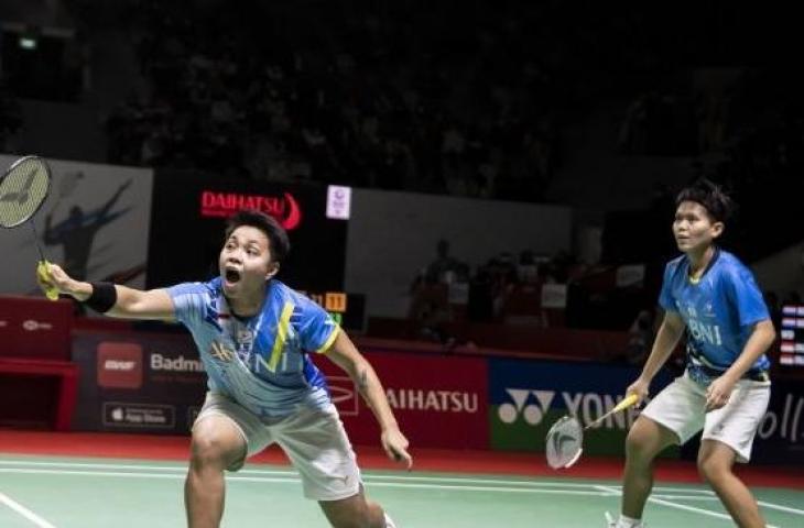 Apriyani / Fadia Gagal Juara Indonesia Masters 2022 usai Dikalahkan Ganda Putri China