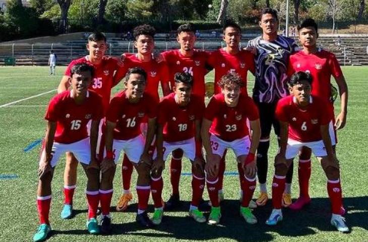 Potret pemain Timnas Indonesia U-19 yang diperkuat tiga pemain keturunan, Kai Boham, Jim Croque dan Max Christoffel. (Instagram/tim.nasional)