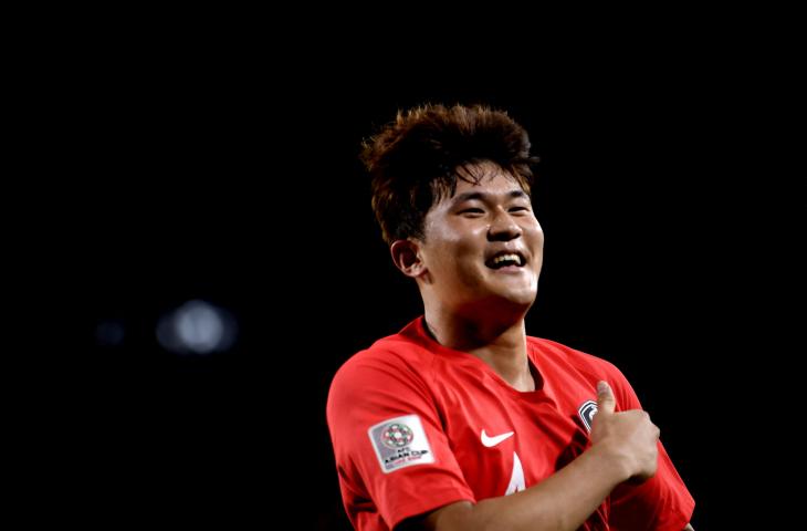 Pemain Timnas Korea Selatan Kim Min-jae. (AFP/Khaled DESOUKI)