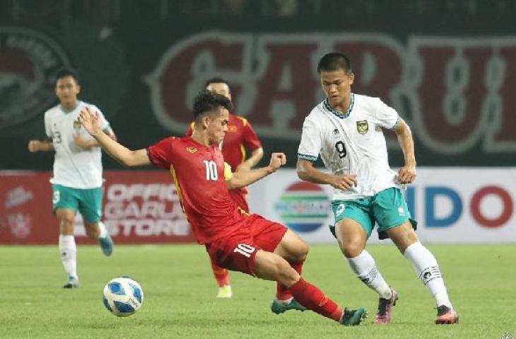 Timnas Indonesia U-19 vs Vietnam di Piala AFFU-19 2022, Sabtu (2/7/2022). (dok. PSSI)