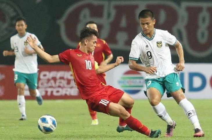 Striker Timnas Indonesia U-19, Hokky Caraka, vs Vietnam di Piala AFF U-19 2022. (Dok. PSSI)