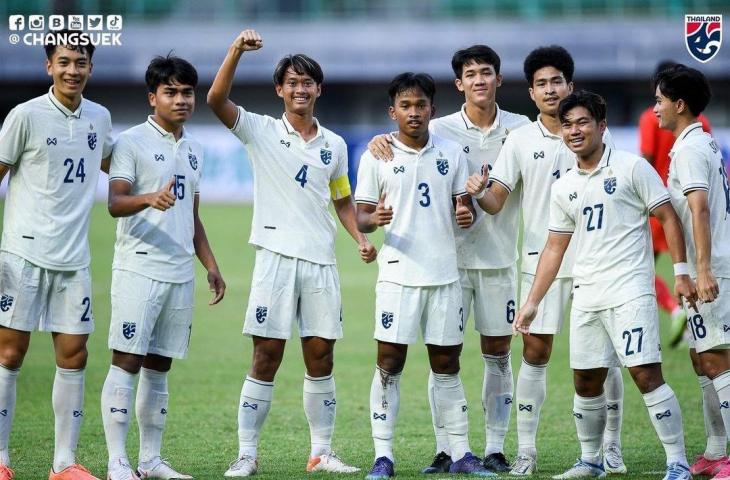 Timnas Thailand U-19 di Piala AFF U-19 2022. (Instagram/@changsuek)