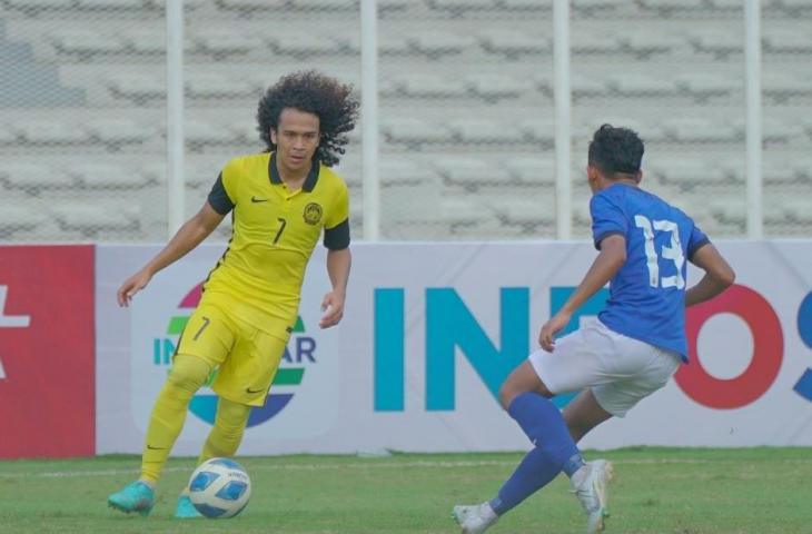 Najmuddin Akmal, pemain Timnas Malaysia U-19 yang mirip Fellaini. (Dok. FAM)