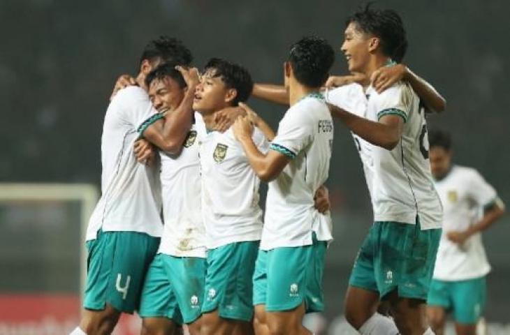 Timnas Indonesia U-19 merayakan gol ke gawang Myanmar di Piala AFF U-19 2022. (Instagram/@pssi)