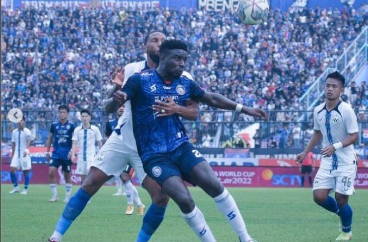 Arema FC vs PSIS Semaranng di leg kedua semifinal Piala Presiden 2022. (Dok. Arema FC)