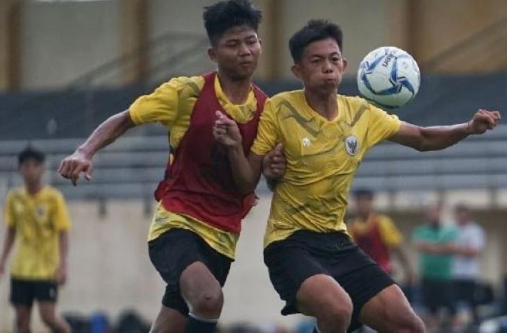 Timnas Indonesia U-16 dalam pemusatan latihan (TC) di Yogyakarta. (Dok. PSSI)