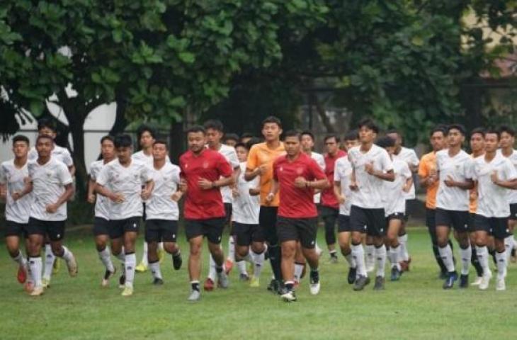 Latihan Timnas Indonesia U-16 jelang Piala AFF U-16 2022. (dok. PSSI)