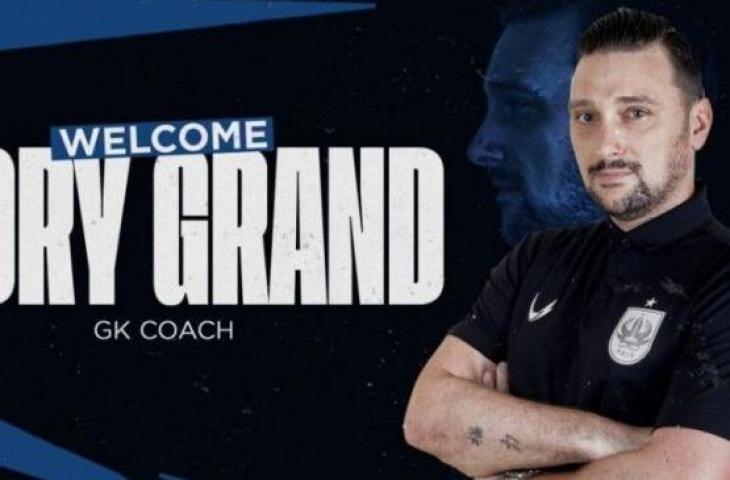 Pelatih kiper baru PSIS Semarang, Rory Grand. (HO/Psis.co.id)