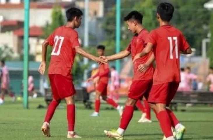 Timnas Vietnam U-16 di Piala AFF U-16 2022. (Dok.VFF)