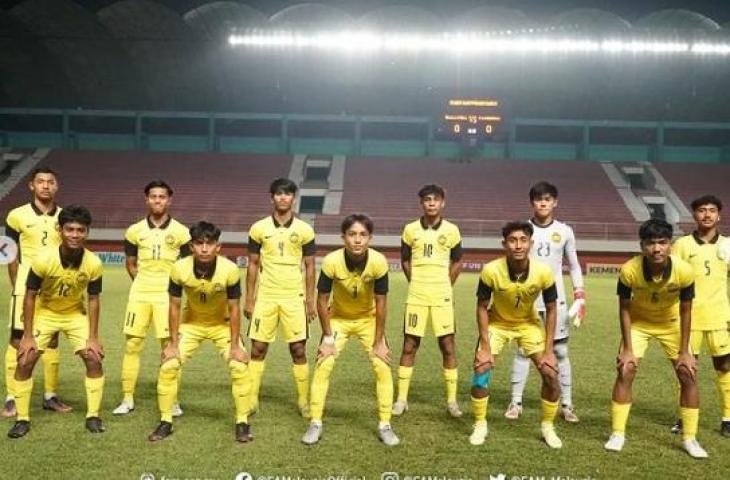 Timnas Malaysia U-16 di Piala AFF U-16 2022. (Instagram/@fam_malaysia)