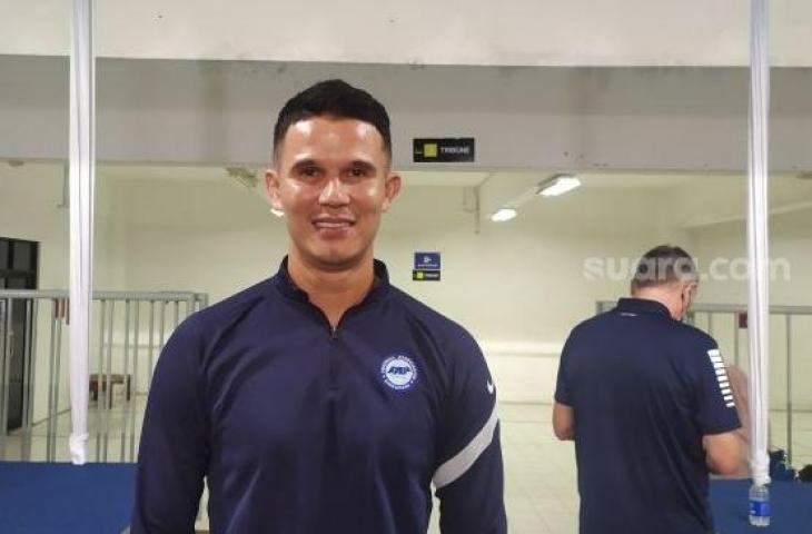 Legenda Singapura yang bekerja di FAS, Baihakki Khaizan. (Suara.com/Arif Budi)