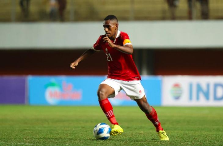 Bek sekaligus kapten Timnas Indonesia U-16, Muhammad Iqbal Gwijangge. (Dok. PSSI)