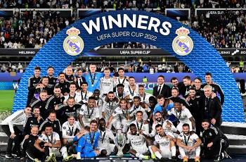 Hasil Piala Super Eropa 2022: Hajar Eintracht Frankfurt, Real Madrid Sabet Gelar Juara