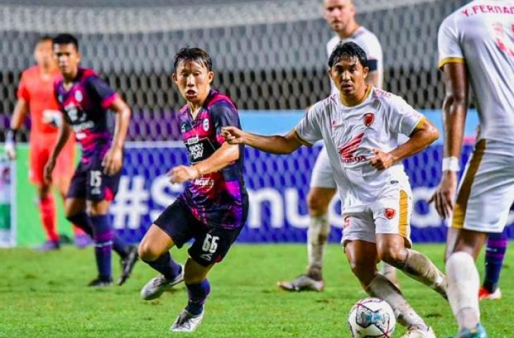 Potret pertandingan saat RANS Nusantara FC dikalahan PSM Makassar 1-2 pada pekan keempat Liga 1 2022/2023. (Instagram/rans.nusantara)