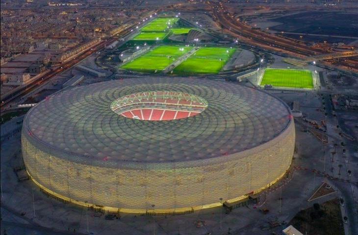 Stadion Al-Thumama untuk Piala Dunia 2022. (Twitter)