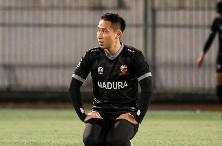 Lee Yu-jun, pemain naturalisasi asal Korea Selatan. (Dok. Madura United)