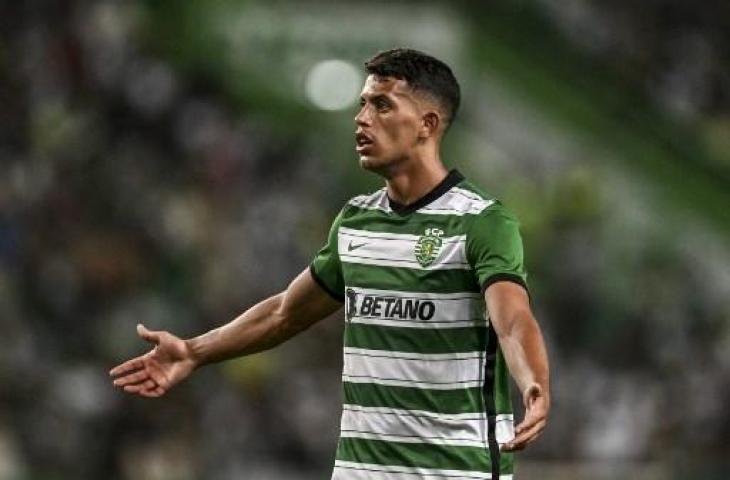 Matheus Nunes saat masih bermain di Sporting Lisbon. (AFP)