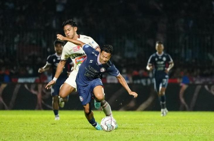 Potret pertandingan saat Persija Jakarta kalahkan Arema FC 1-0 di Liga 1 2022. (Dok. Arema FC)