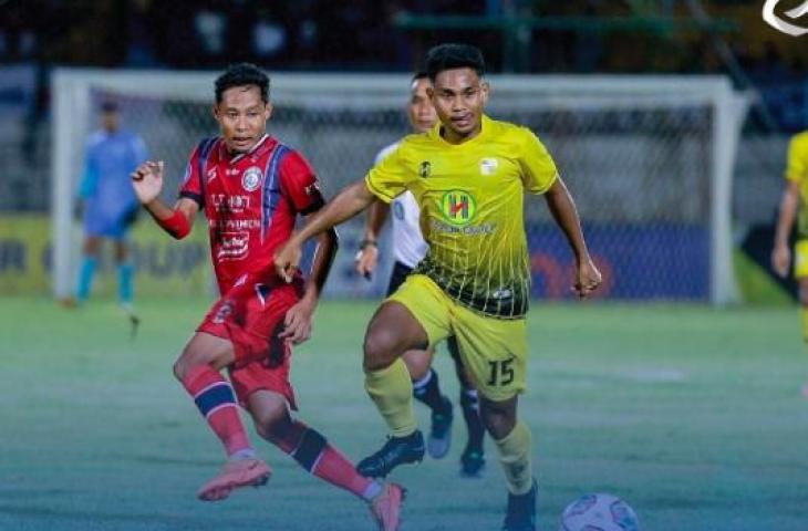 Barito Putera tahan imbang Arema FC 1-1 pada pekan kedelapan Liga 1 2022. (Instagram/liga1match)