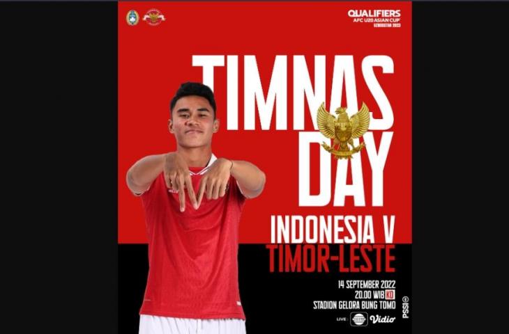 Timnas Indonesia U-19 melawan Timor Leste U-19 (Twitter/PSSI)