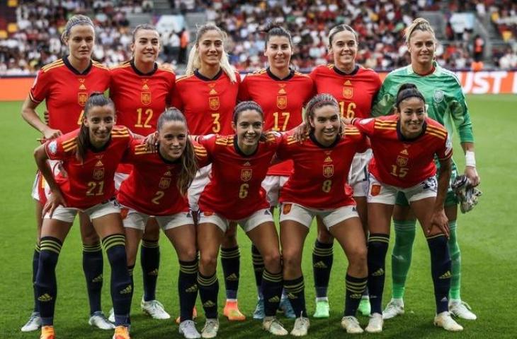 Potret pemain Timnas Wanita Spanyol. (Twitter)