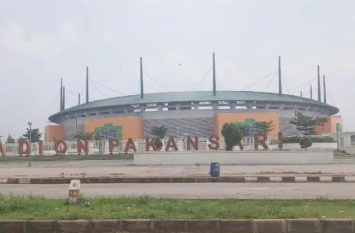 Stadion Pakansari di Cibinong, Kabupaten Bogor, Jawa Barat. (ANTARA/M Fikri Setiawan)