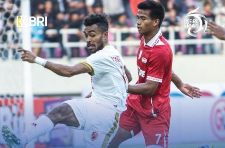 Persis Solo vs PSM Makassar di lanjutan Liga 1 2022. Duel berakhir imbang 1-1. (Instagram/@liga1match)