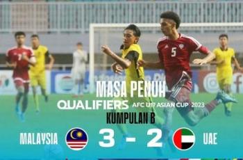 Malaysia U-16 Kalahkan UEA dengan Skor 3-2, Netizen Negeri Malaya: Sedang Cari Negara yang Bisa Kalahkan King ASEAN