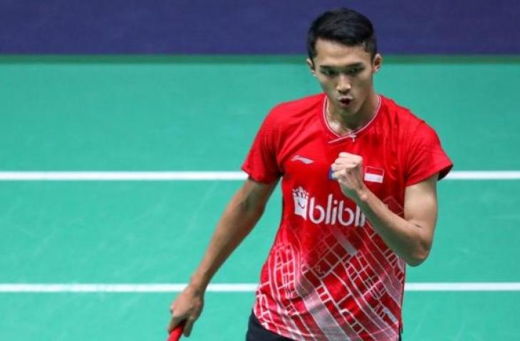 Arsip - Tunggal putra Indonesia Jonatan Christie. (Tim PBSI)