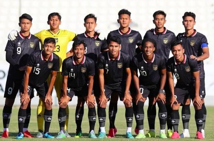 Potret pemain Timnas Indonesia U-20 saat kalah 1-2 lawan Turki U-20 dalam laga uji coba. (Dok. PSSI)