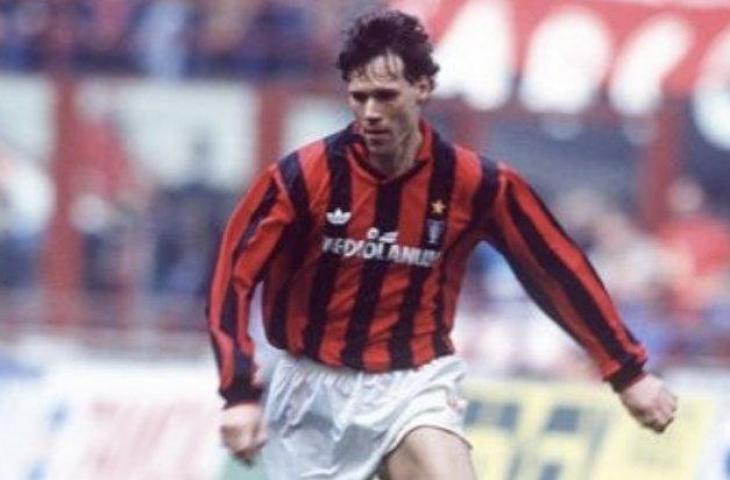 Marco van Basten saat berseragam AC Milan. (Twitter)