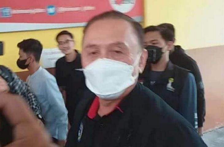 Ketum PSSI Mochamad Iriawan alias Iwan Bule saat memenuhi panggilan Polda Jatim di Surabaya, Kamis (3-11-2022) sebagai saksi Tragedi Kanjuruhan. ANTARA/HO