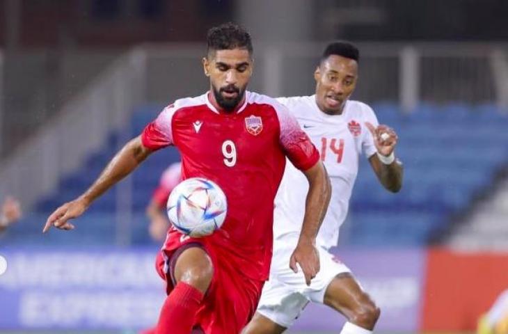 Abdulla Yusuf Helal tampil membela Timnas Bahrain saat tahan imbang Kanada 2-2. (Instagram/abdulla_yusuf_)