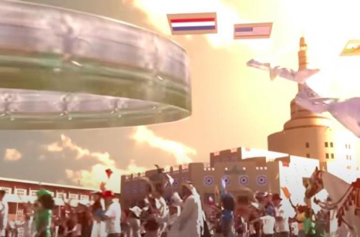 Video perkenalan Piala Dunia 2022 Qatar disebut mirip iklan sarung. [Tangkapan layar kanal YouTube FIFA]