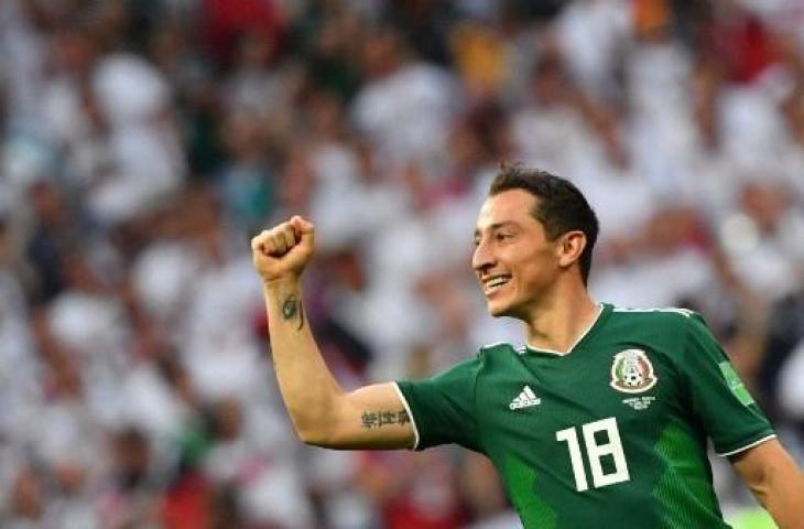 Pemain veteran Timnas Meksiko, Andres Guardado. (AFP)