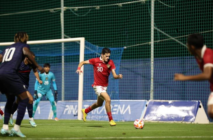 Timnas Indonesia U-20 vs Prancis. (Dok. PSSI)