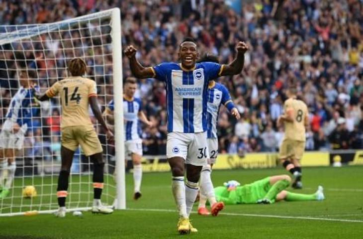 Pemain Brighton and Hove Albion, Pervis Estupinan. (AFP)